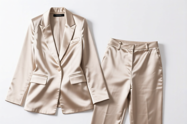 Women's silk suit set