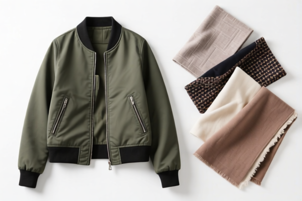Women's jackets other textile materials