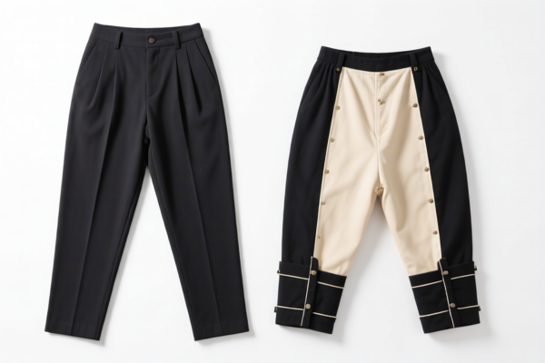 Women's or Girls' Trousers and Breeches of Other Textile Materials