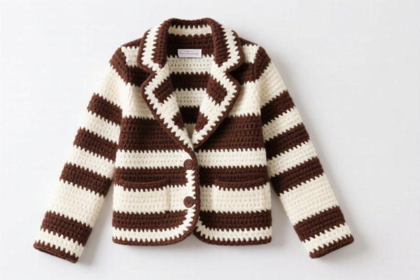 Crocheted women's blazer