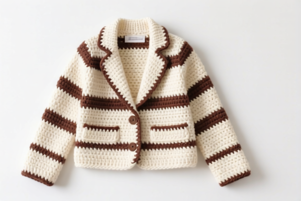 Crocheted women's blazer