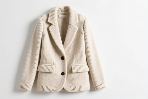 Knitted women's blazer