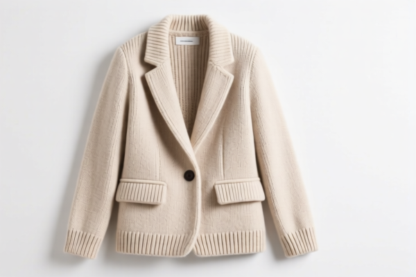 Knitted women's blazer