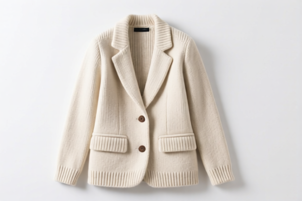 Knitted women's blazer