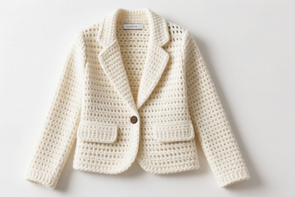 Women's Crocheted Suit Jackets