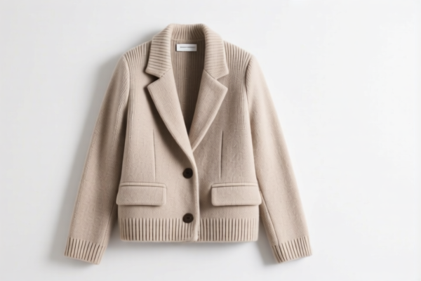 Women's knitted suit jackets