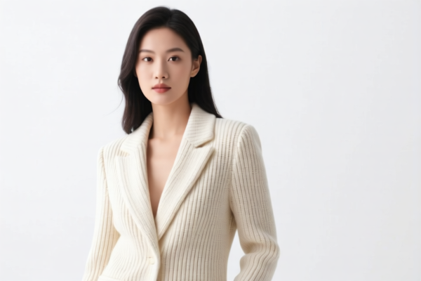 Women's knitted suit jackets