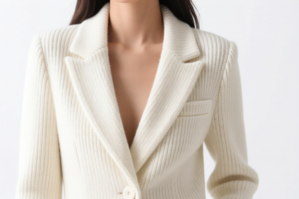 Women's knitted suit jackets