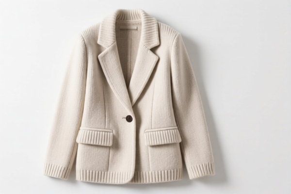 Women's knitted suit jackets