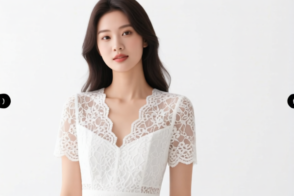 Women's Lace Dress (Other Textile Materials)