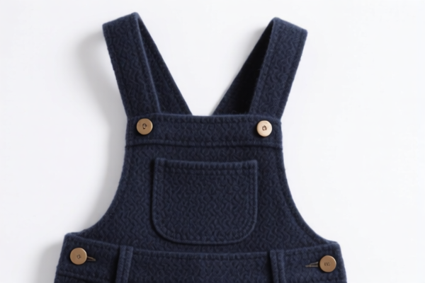 Girls' Wool Bib Overalls