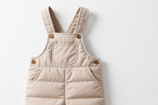 Girls' Cotton Insulated Bib Overalls