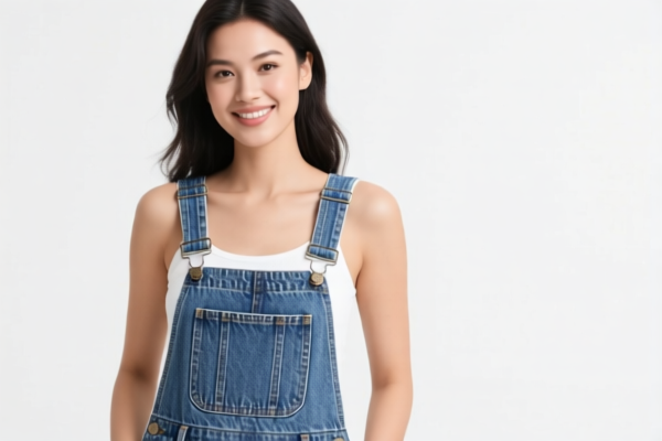 Women's Cotton Denim Overalls