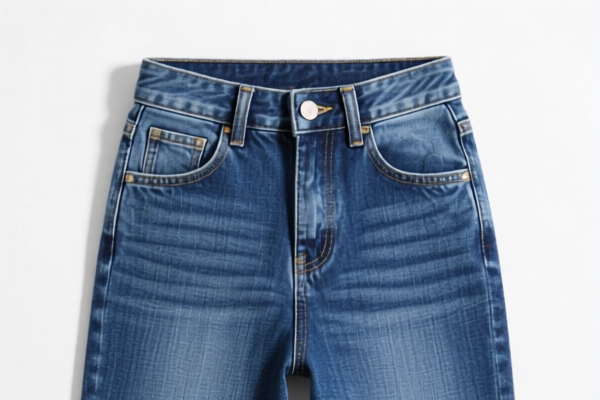 Girls' Cotton Elastane Denim Trousers