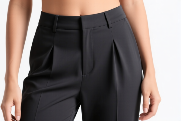 Women's_Girls' Elastomeric Blended Casual Trousers