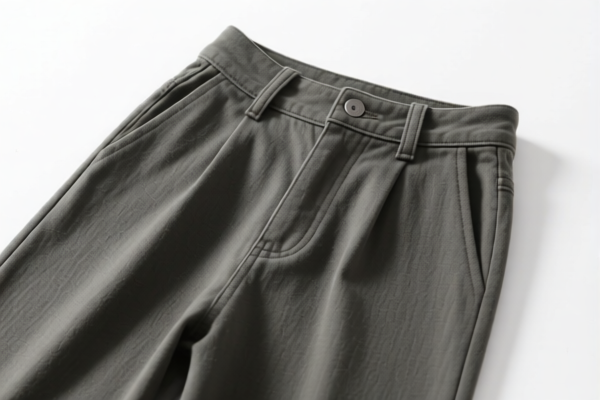 Girls' artificial fiber casual trousers