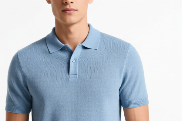 Men's Short Sleeve Cotton Knitted Shirt