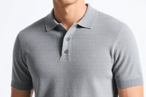 Men's Short Sleeve Cotton Knitted Shirt