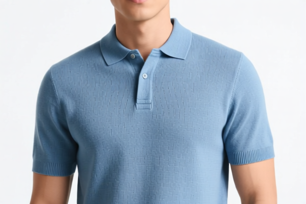 Men's Short Sleeve Cotton Knitted Shirt