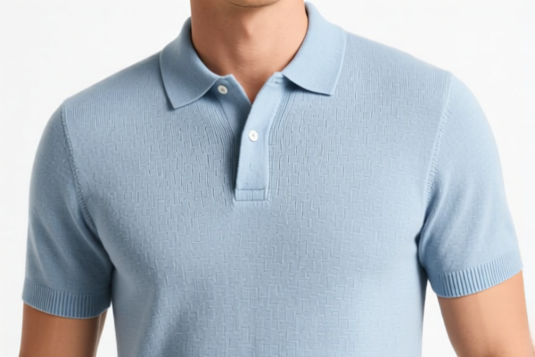 Men's Short Sleeve Cotton Knitted Shirt