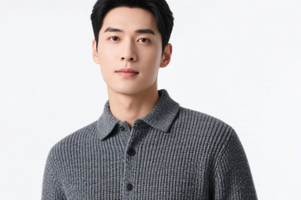 Men's Knitted Shirts of Other Textile Materials