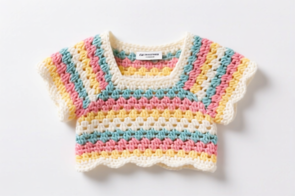 Girls' crocheted blouse