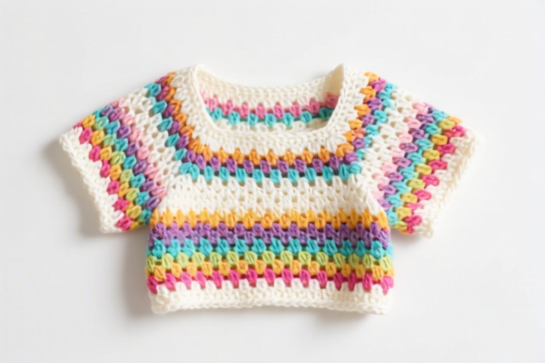 Girls' crocheted blouse