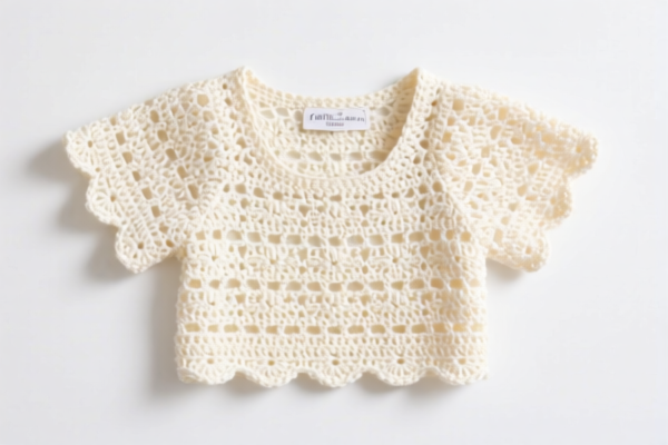 Girls' crocheted blouse