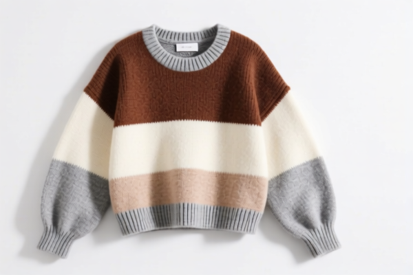 Girls' Wool Blend Knitted Casual Blouse