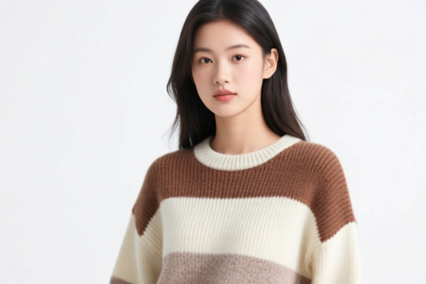 Girls' Wool Blend Knitted Casual Blouse