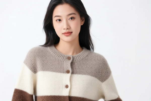 Girls' Wool Blend Knitted Casual Blouse