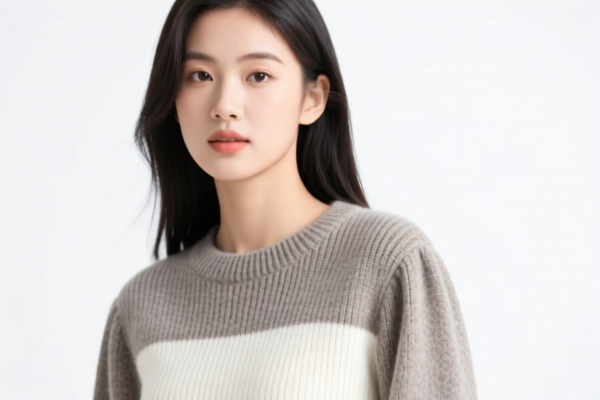 Girls' Wool Blend Knitted Casual Blouse