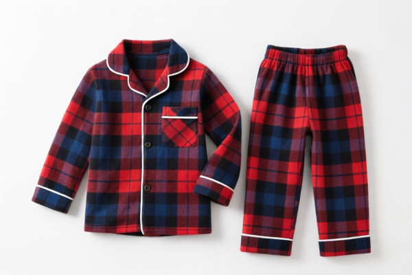 Boys' Flannel Pajama Set