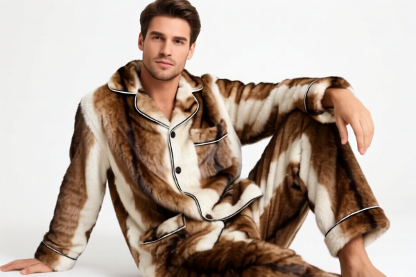 Men's Fine Animal Hair Pajama Set