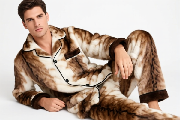 Men's Fine Animal Hair Pajama Set