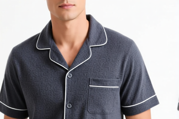 Men's Wool Short Sleeve Pajamas