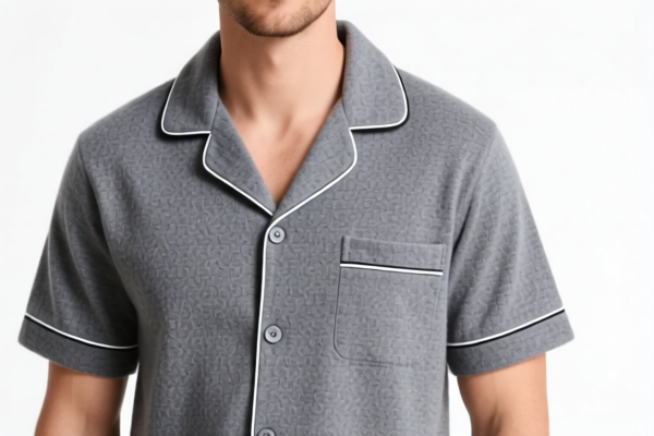 Men's Wool Short Sleeve Pajamas