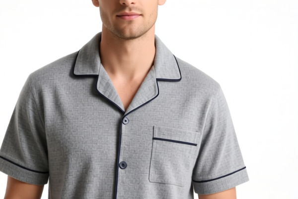 Men's Wool Short Sleeve Pajamas