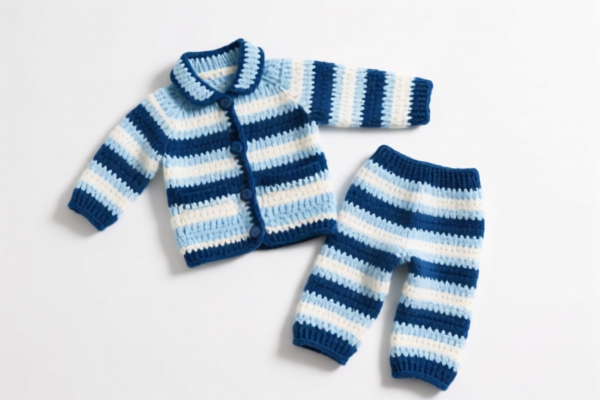 Boys' Crocheted Pajamas