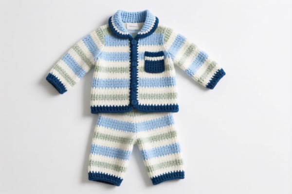 Boys' Crocheted Pajamas
