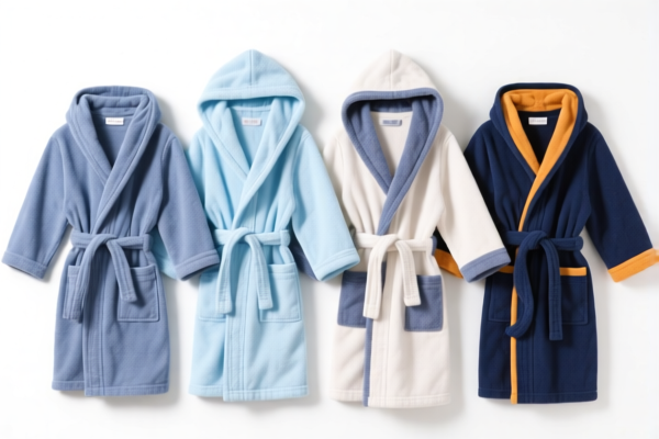 Boys' Bathrobes of Other Textile Materials