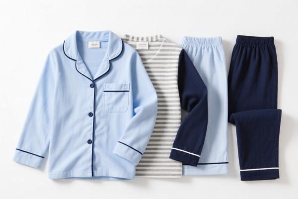 Boys' Pajamas of Other Textile Materials