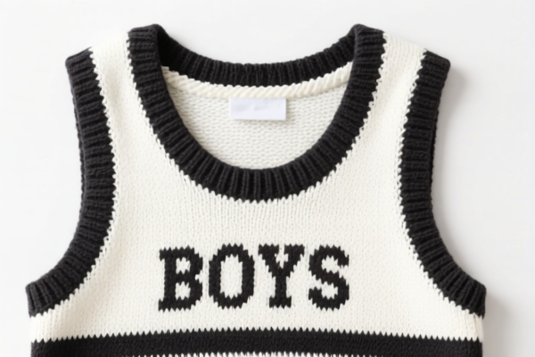 Boys' Solid Knitted Tank Top