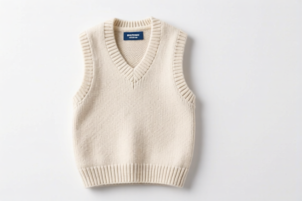 Boys' Cotton Linen Blend Knitted Vest