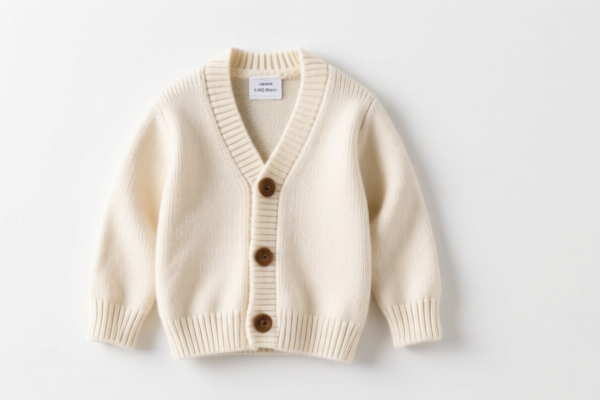 Cotton knitted boys' cardigan