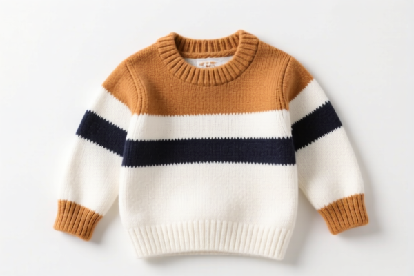 Cotton knitted boys' sweater