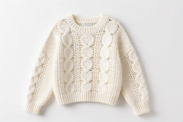 Women's Cotton Crocheted Sweater