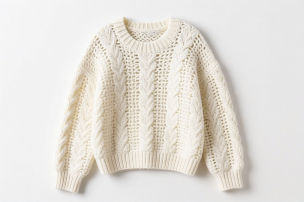 Women's Cotton Crocheted Sweater