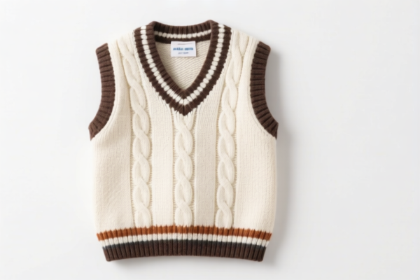 Boys' Cotton Knitted Waistcoat