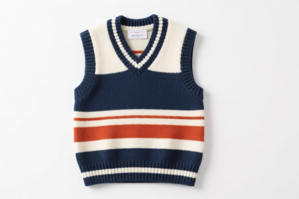 Boys' Cotton Knitted Waistcoat